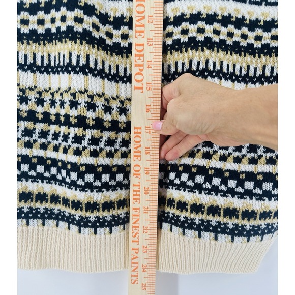 Romwe Ladies‎ Cable Knit Sweater Vest Preppy Tennis Golf V-Neck Size Small BB08 - Picture 9 of 9